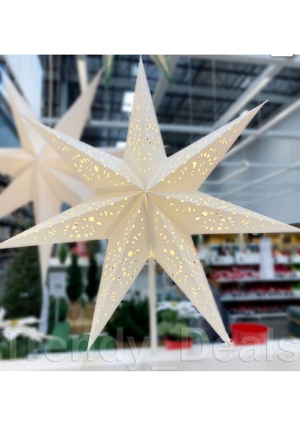 Strala 70 cm Dantel Motifli Abajur Başlığı Sarkıt Lamba Masa Lambası Başlık