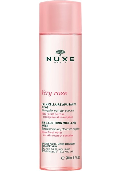 Very Rose 3’ü 1ARADA Rahatlatıcı Micellar Su 200 ml