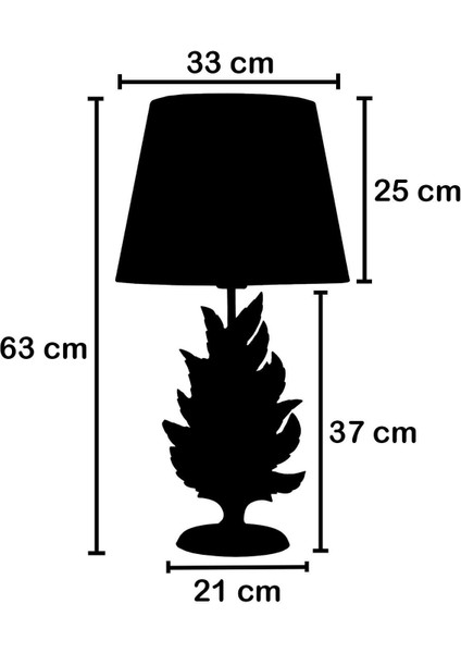 Modern Dizayn Yaprak Abajur Gümüş Gri modelleri
