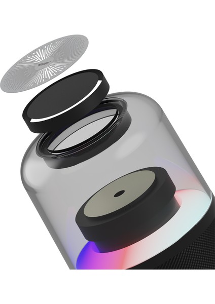 Buff BF24 Surround 360 Rgb Bluetooth Hoparlör Siyah