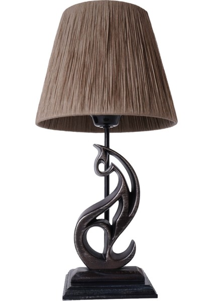 Renard Handmade Polyester Abajur Krem