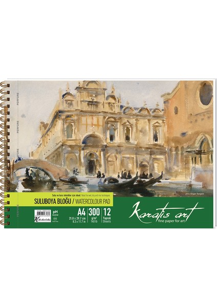 Keskin Resim Kağıdı Karatis Art A4 300 gr 50 Li 489005-99 1