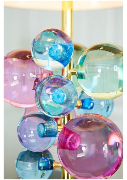 Renkli Bubble Abajur fiyatları