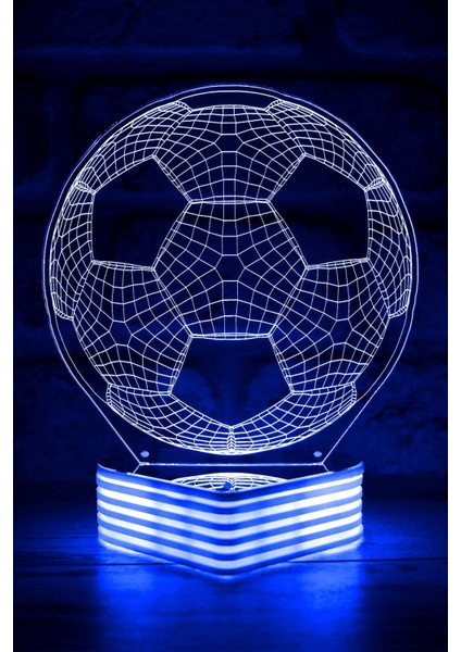 Futbol Topu 3D Lamba