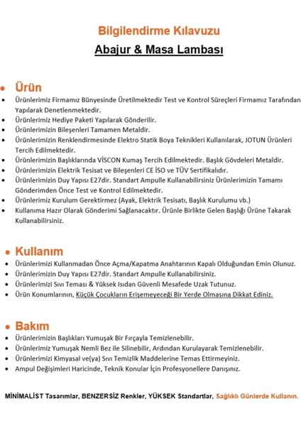 E x clusive Abajur fırsatları