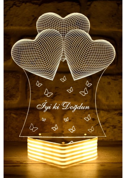 Iyi Ki Doğdun 3D LED Lamba