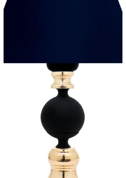 Omega Contrast Black - Gold Koni Mini Abajur modelleri