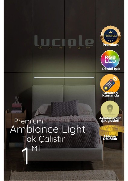 LED Abajur Işık Uzaktan Kumandalı Rgb Animasyon Renk Ledturuncu modelleri
