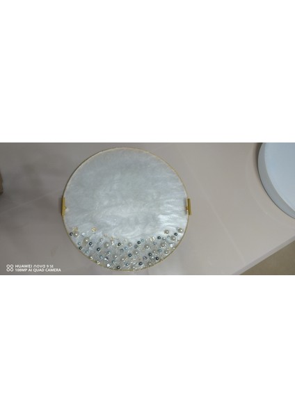 Sedef Taşlı Epoksi Tepsi,El yapımı tepsi,epoksi tepsi,reçine tepsi,dekoratif tepsi, Modern dekorasyon, Ev dekorasyonu, Servis tepsisi, Bohem dekor,minimalist dekor,lüks dekor