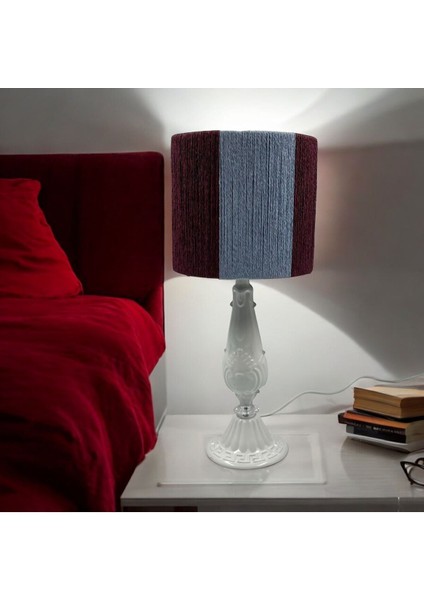 Taraftar, Fanatik Bordo Mavi, Metal Ayaklı, Modern Abajur