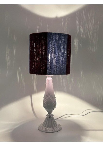 Taraftar, Fanatik Bordo Mavi, Metal Ayaklı, Modern Abajur