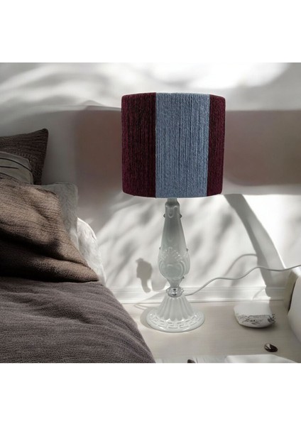 Taraftar, Fanatik Bordo Mavi, Metal Ayaklı, Modern Abajur