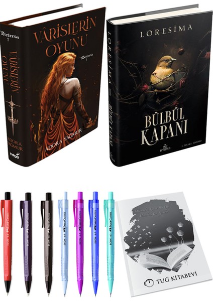 Bülbül Kapanı 1 Ciltli Loresima ve Varislerin Oyunu Ciltli Adora Yağmur 2li Set