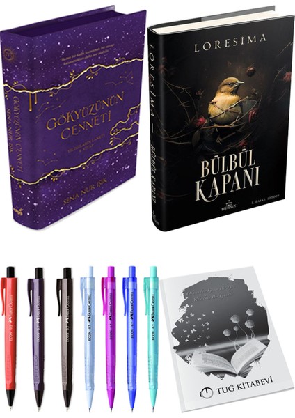 Bülbül Kapanı 1 Ciltli Loresima ve Gökyüzünün Cenneti 4 Ciltli Sena Nur Işık 2li Set