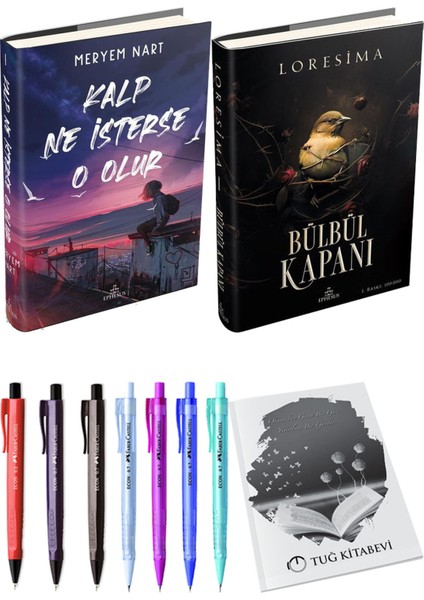 Bülbül Kapanı 1 Ciltli Loresima ve Kalp Ne Isterse O Olur 1 Ciltli Meryem Nart 2li Set