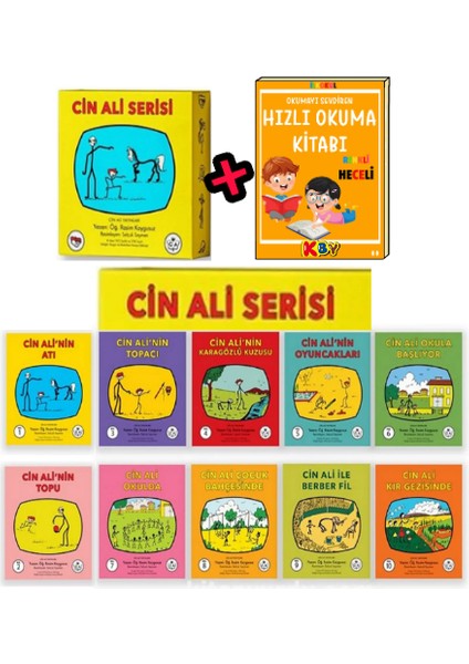 Cin Ali Serisi 10 Kitap (Ciltli)