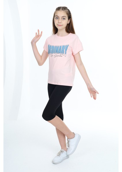 Kız Çocuk Baskılı Kaprili Takım modelleri