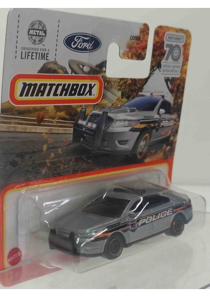 Match.. 70 Years 1:64 Ford Police Interceptor (Küçük Boy Metal Araba)