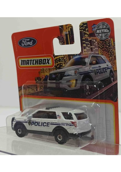 Match.. 1:64 2016 Ford Interceptor Utility Police( Küçük Boy Metal Araba) fiyatları