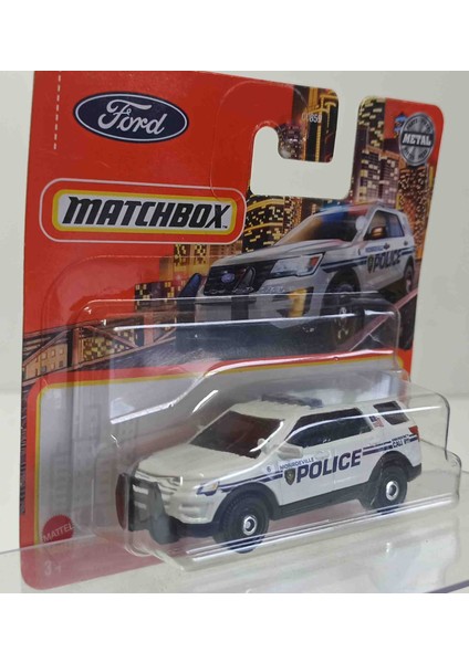 Match.. 1:64 2016 Ford Interceptor Utility Police( Küçük Boy Metal Araba) modelleri
