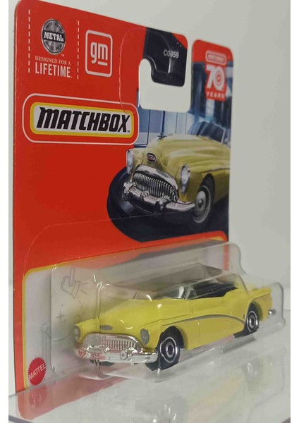 Match..70 Years 1:64 1953 Buick Skylark Convertible ( Küçük Boy Metal Araba
