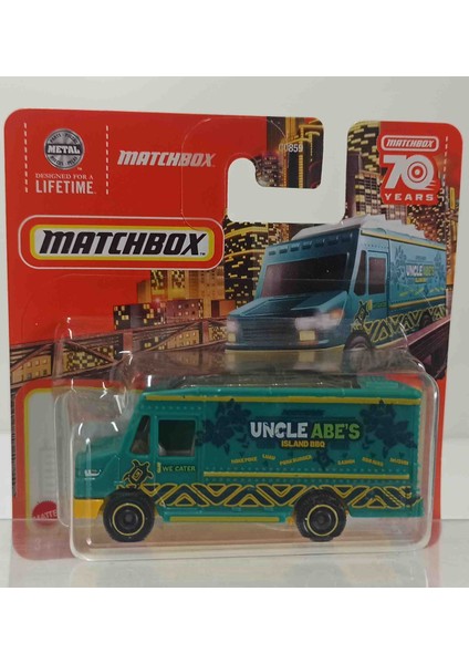 Match.. 70 Years 1:64 Chow Mobile (Küçük Boy Metal Minibüs)
