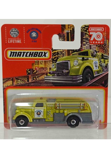 Match.. 70 Years 1:64 Mbx Fire Dasher ( Küçük Boy Kamyon)