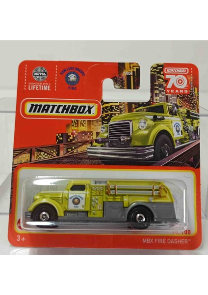 Match.. 70 Years 1:64 Mbx Fire Dasher ( Küçük Boy Kamyon) fırsatları