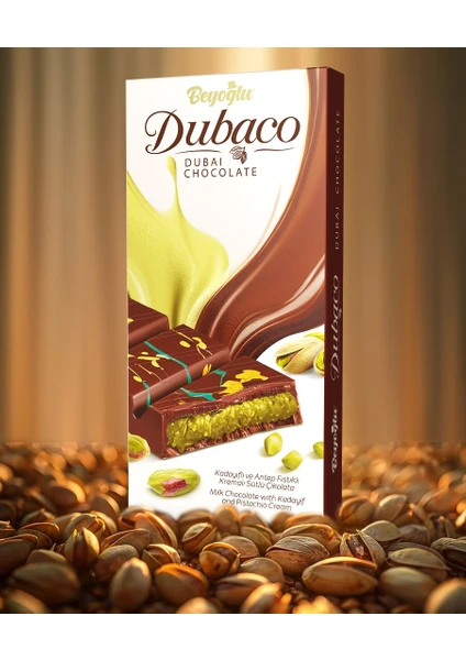 Dubaco Çıtır Kadayıflı Dubai Çikolatası 200 gr