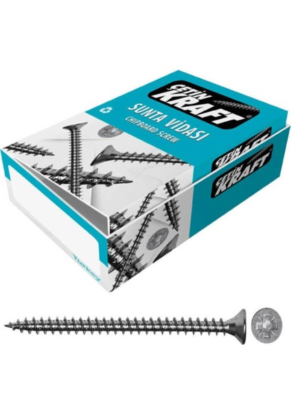 Sunta Vidası 100 Adet 6X120