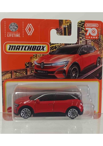 Match.. 70 Years 1:64 2022 Renault Megane (Küçük Boy Metal Araba)