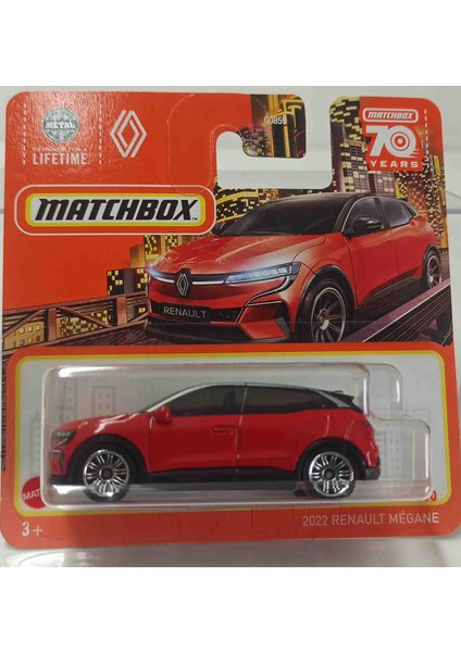 Match.. 70 Years 1:64 2022 Renault Megane (Küçük Boy Metal Araba)