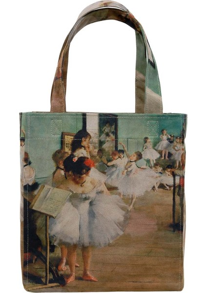 Kadın Vegan Çok Renkli Large Tote Bag - La Classe de Danse Tasarım