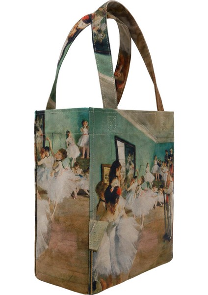 Kadın Vegan Çok Renkli Large Tote Bag - La Classe de Danse Tasarım