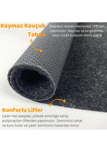 Kamp Matı Çadır Halısı Kaymaz Su Geçirmez Zemin Koruyucu Çadır Içi Dışı Kullanıma Uygun fırsatları