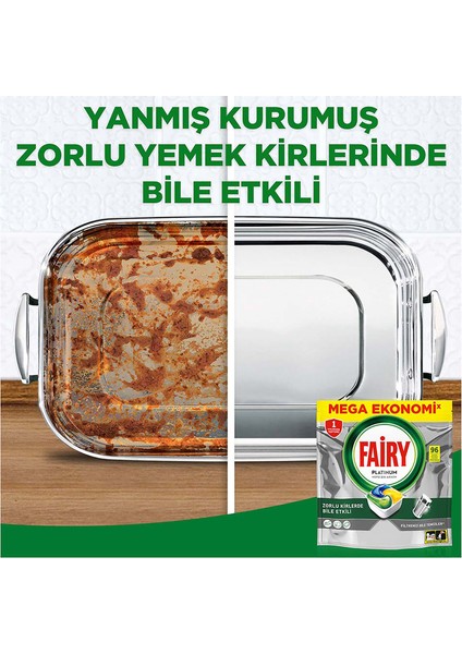 Bulaşık Makinesi Kapsülü 96' Lı +Sıvı Bulaşık Deterjanı 500 ml + 2' Li Sünger indirimleri