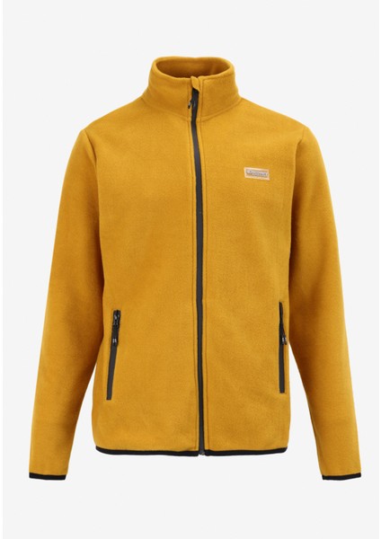 Düz Hardal Erkek Polar Sweatshırt D4WM-SWT3994