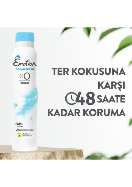 Ocean Fresh Kadın Deodorant 6 x 200 ml