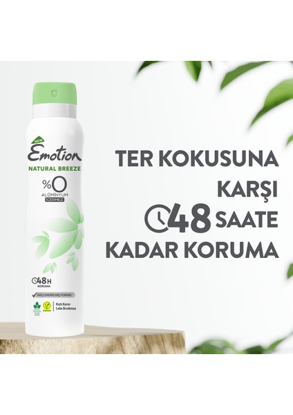 Natural Breeze Kadın Deodorant 3 x 150 ml