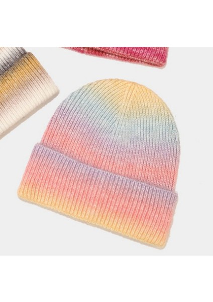 Moda Kravat Boya Örme Şapka Kış Yün Skullies Beanies Kadın Erkek Casual Hip Hop Caps | Erkekler Skullies & Amp;kasket (Yurt Dışından)