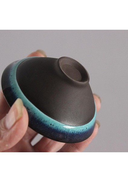 Kungfu Porselen Çay Kupası Çin Vintage Ev Çay Kupası Tianmu Sır Fırın Değiştirildi Kubek Do Herbaty Mutfak Malzemeleri 5050SX | Teacups (Yurt Dışından) modelleri