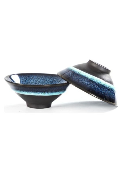 Kungfu Porselen Çay Kupası Çin Vintage Ev Çay Kupası Tianmu Sır Fırın Değiştirildi Kubek Do Herbaty Mutfak Malzemeleri 5050SX | Teacups (Yurt Dışından) fırsatları