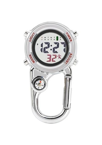 Carabiner Cebi Klips Hemşire Izle Çok Fonksiyonlu Pusula Tırmanma Saati Doktorlar Şefler Için Aydınlık Açık Spor Saati | Cep ve Amp;fob Saatler (Yurt Dışından)