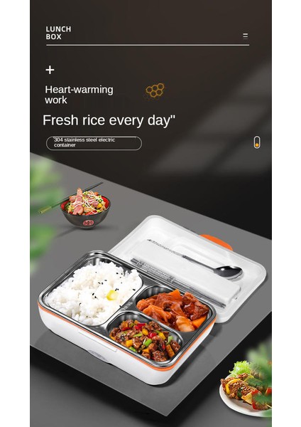 Taşınabilir Araba Kamyon Elektrikli Isıtma Öğle Yemeği Kutusu Seyahat Gıda Sıcak Isıtıcı Saklama Kabı Paslanmaz Çelik Pirinç Ocakları Kutusu Isıtıcı | Pirinç Ocakları (Yurt Dışından) modelleri