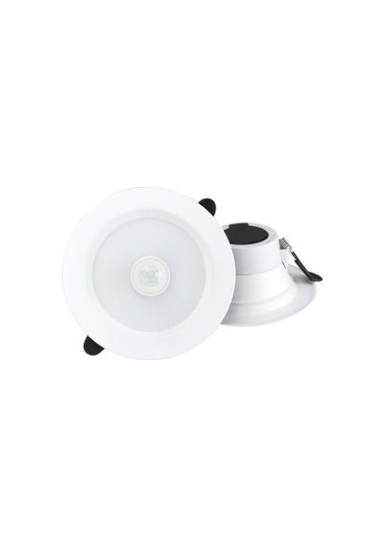 2 Paket Radar Downlight, LED Insan Vücudu Indüksiyon Sensörü Dedektörü Gömülü Yuvarlak 5 W 110-220 V Tavan Downlight Spot 6000 K Koridor Koridor Aydınlatma Paneli Işık (Yurt Dışından)