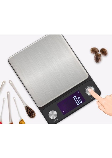 LCD Elektrikli Dijital Mutfak Ölçeği Elektronik Gıda Ölçeği Ölçüm Araçları (Yurt Dışından)