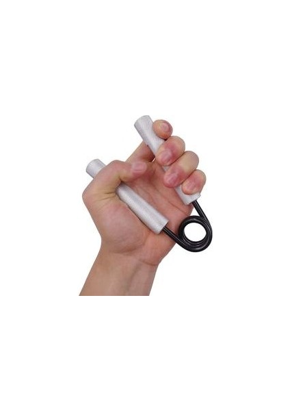 100LBS El Kavrama Güçlendirici Ağır Kavrama Eğitmen Rehabilitasyon Kol Parmak Egzersiz El Tutucu Güçlü Güç Handgrip | El Sapları (Gümüş) (Yurt Dışından)