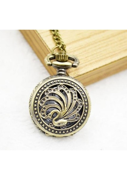 Mini Boyutu Steampunk Ağır Meta Bir Tavuskuşu Cebi Olarak Gururlu Kolye Kolye, Parti Hediyesi | Cep ve Amp;fob Saatler (Yurt Dışından)