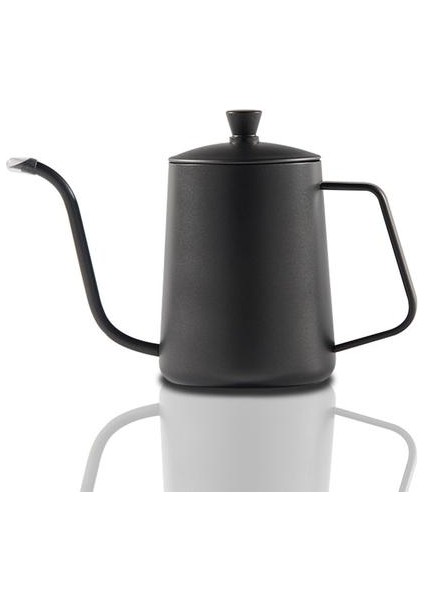 600 ml Damla Su Isıtıcısı Kahve Çay Potu Yapışmaz Kaplama Gıda Sınıfı Paslanmaz Çelik Gooseneck Damla Su Isıtıcısı Kuğu Boyun Ince Ağız | Ağız (Yurt Dışından)