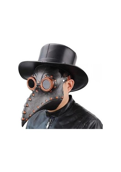 Veba Doktor Karga Maskesi Steampunk Uzun Burun Kuş Gaga Maskesi (Yurt Dışından)